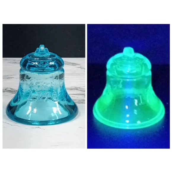 Degenhart Liberty Bell Bicentennial Paperweight Trinket Vintage - Picture 1 of 9